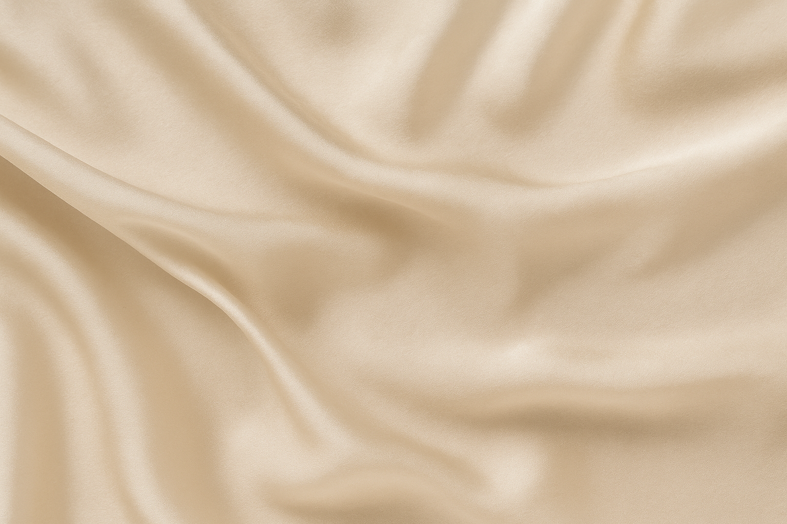 Tissu en soie champagne