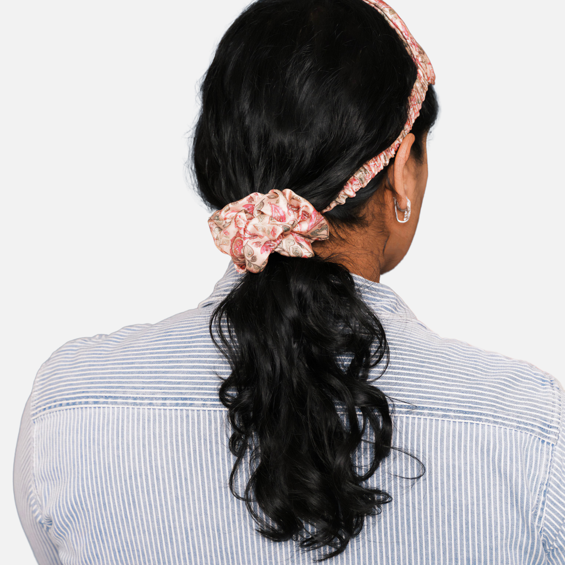 Chouchou cheveux en soie de mûrier -  Ade'Soie