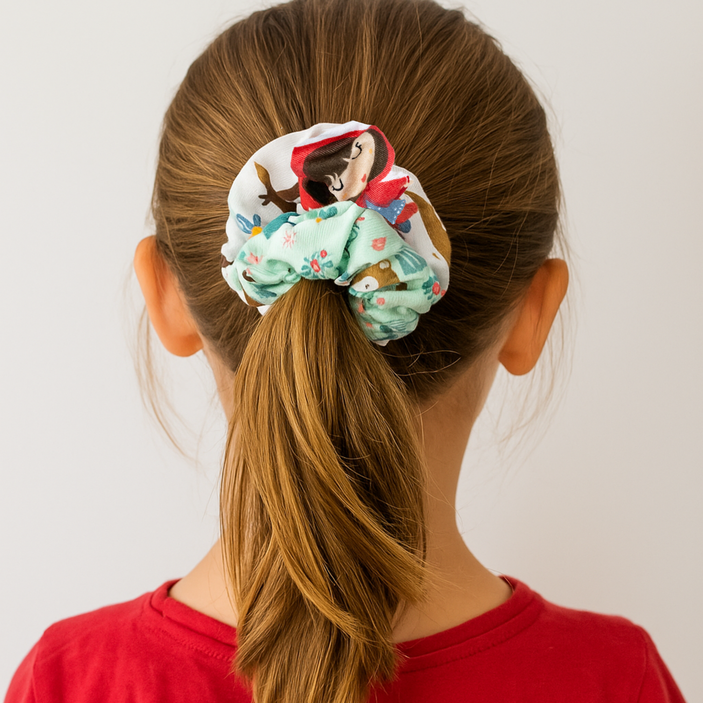 Chouchous sur cheveux fillette