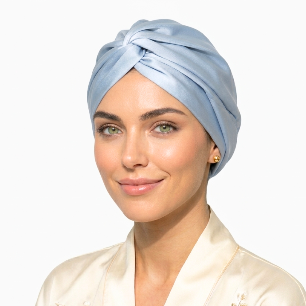 Bonnet de nuit en soie de mûrier 22 Momme