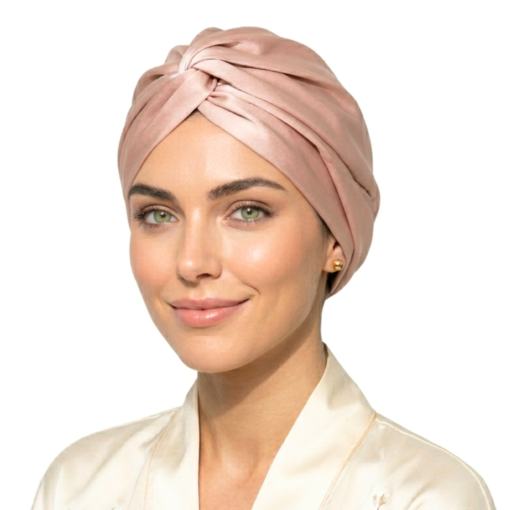 Bonnet de nuit en soie de mûrier 22 Momme