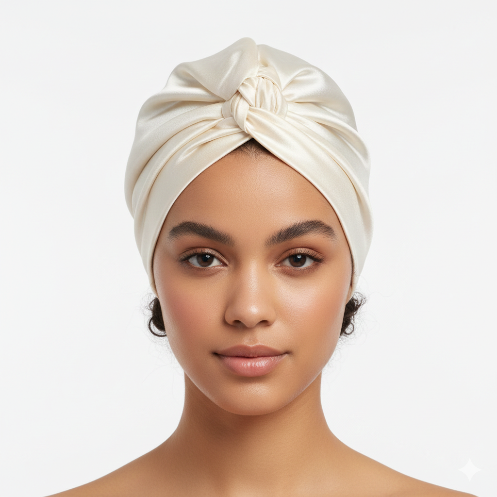 Bonnet de nuit en soie de mûrier 22 Momme