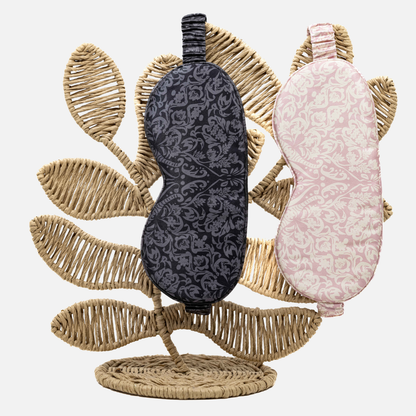 Coffret Duo Masques de sommeil en soie vintage.